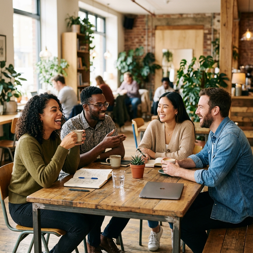 温かいコミュニティの様子